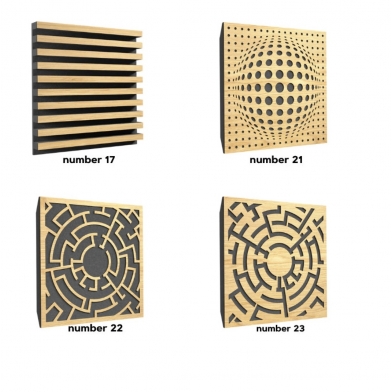 Купить басовая ловушка куб ecosound lotus wood 250x250x250 цвет в ассортименте по низкой цене